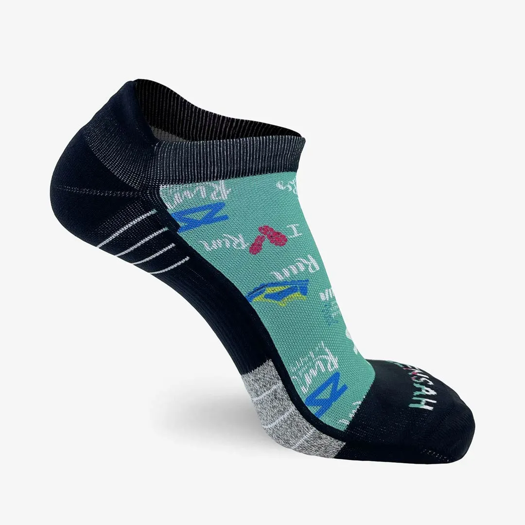 Running Motivation Running Socks (No Show) sold by Zensah product image thumbnail 3