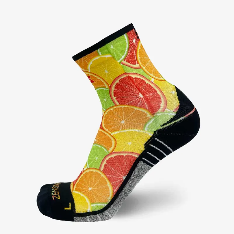 Citrus Socks (Mini-Crew) sold by Zensah