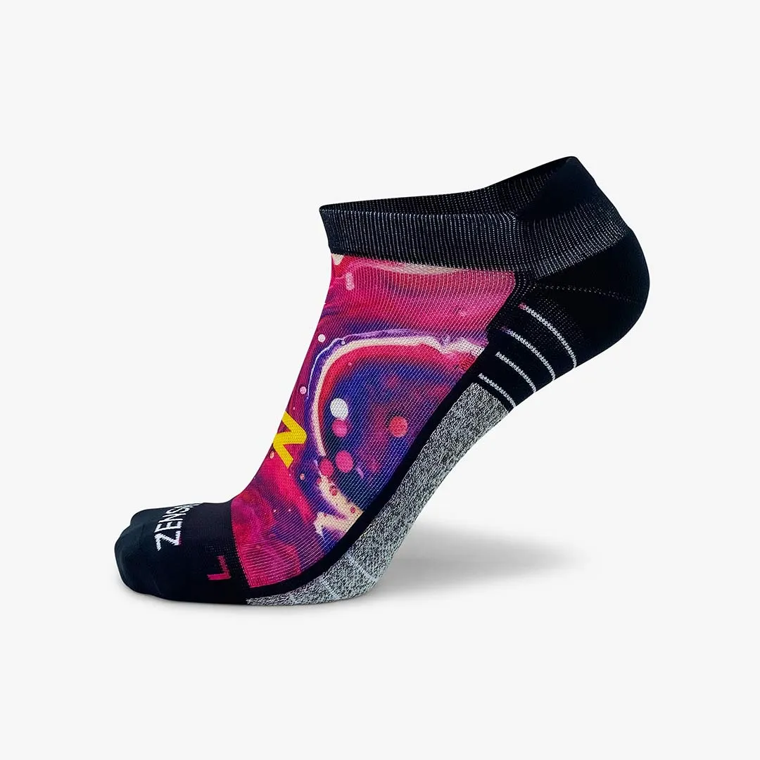 Liquid Art Running Socks (No Show) sold by Zensah