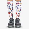 Chicago Doodle Compression Leg Sleeves sold by Zensah