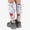 Chicago Doodle Compression Leg Sleeves sold by Zensah