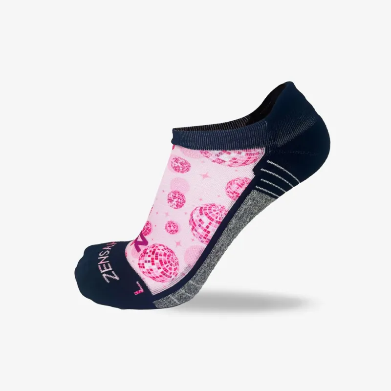 Disco Party Running Socks (No Show) sold by Zensah