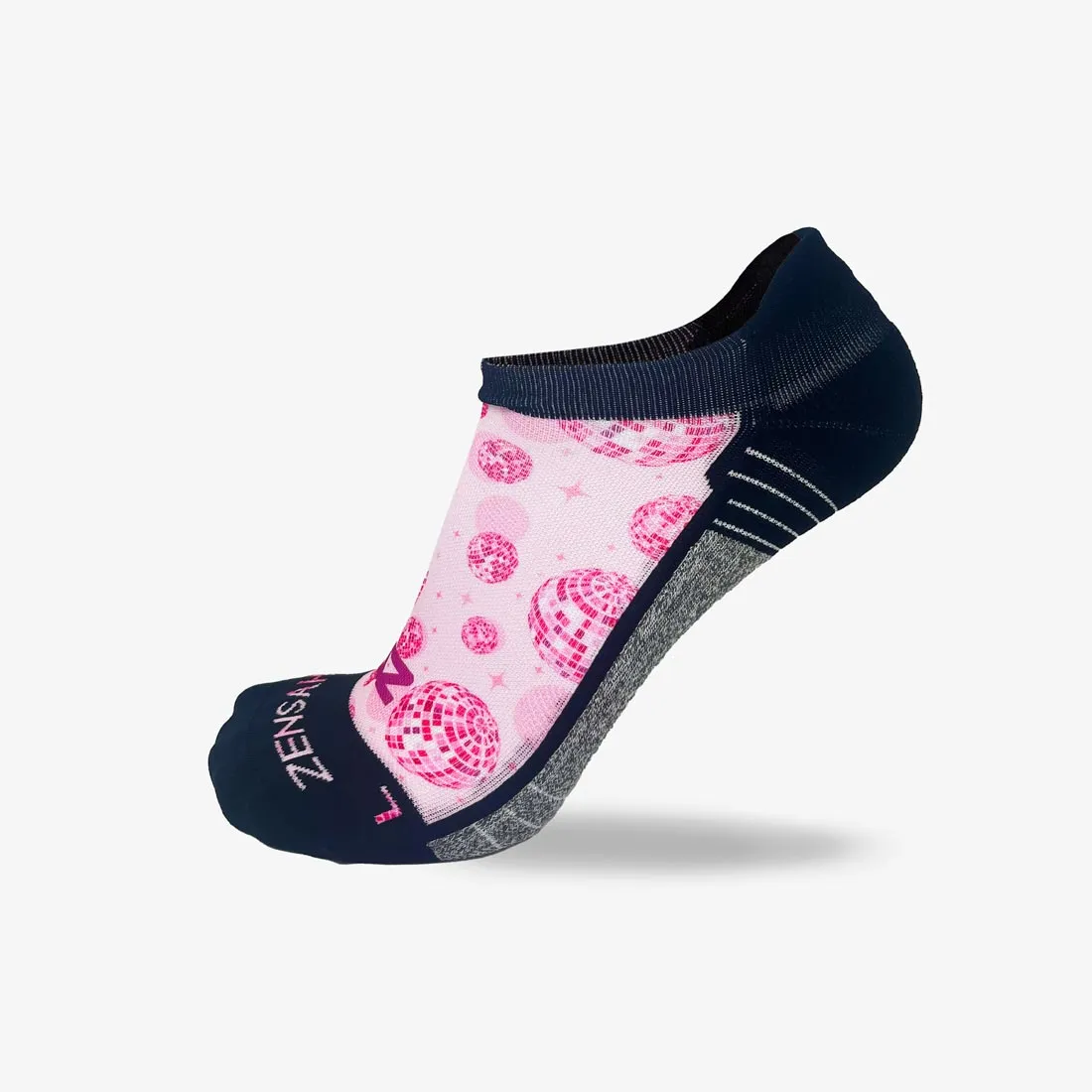 Disco Party Running Socks (No Show) sold by Zensah