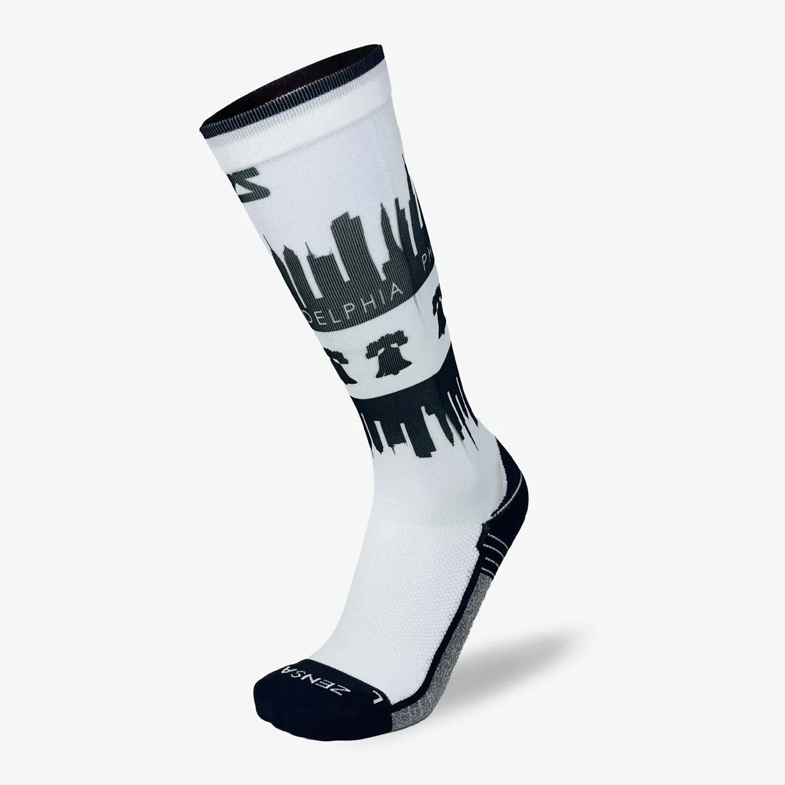 Philadelphia Skyline Compression Socks (Knee-High) sold by Zensah product image thumbnail 2