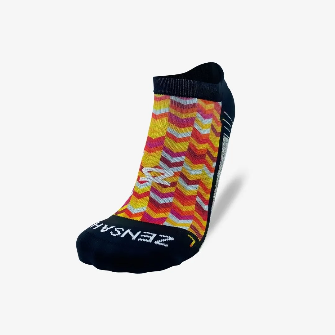 Chevrons Running Socks (No Show) sold by Zensah product image thumbnail 2