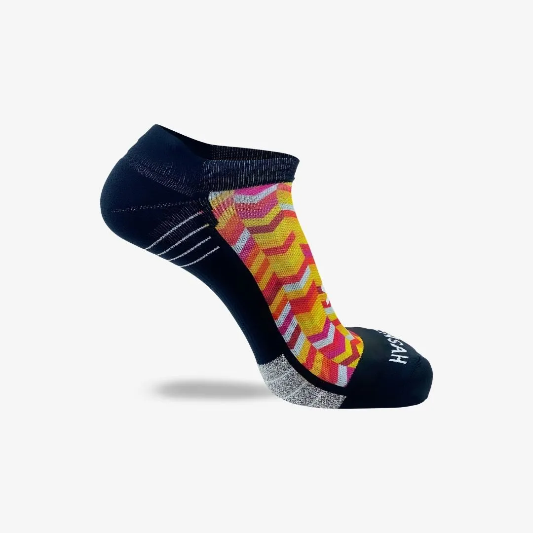 Chevrons Running Socks (No Show) sold by Zensah product image thumbnail 3