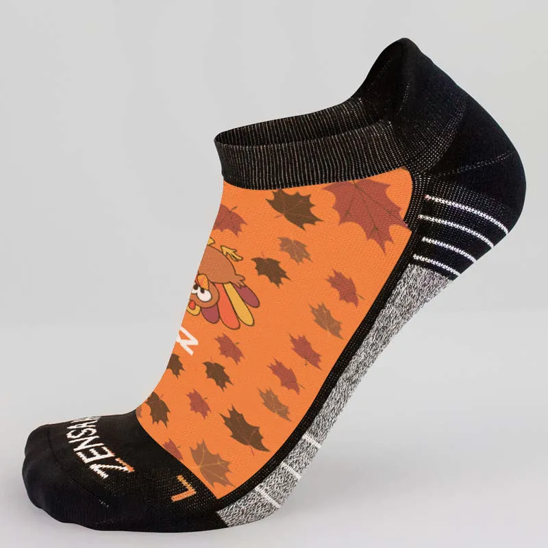 Leafy Turkey Running Socks (No Show) sold by Zensah