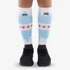 Chicago Flag Skyline Compression Leg Sleeves sold by Zensah