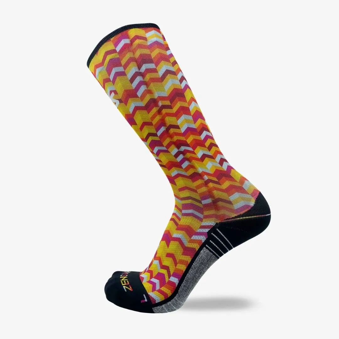 Chevrons Compression Socks (Knee-High) sold by Zensah