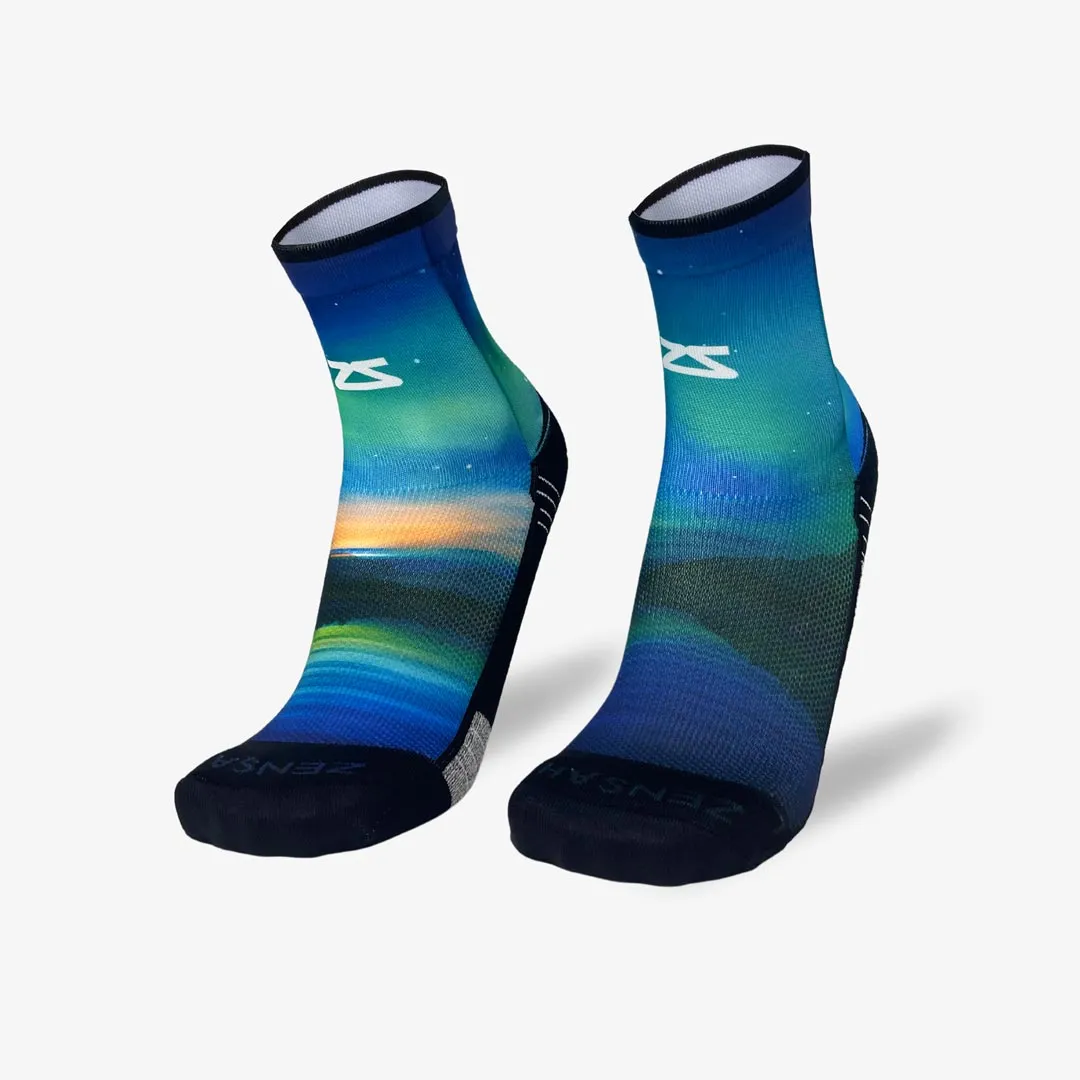 Lake Aurora Socks (Mini-Crew) sold by Zensah