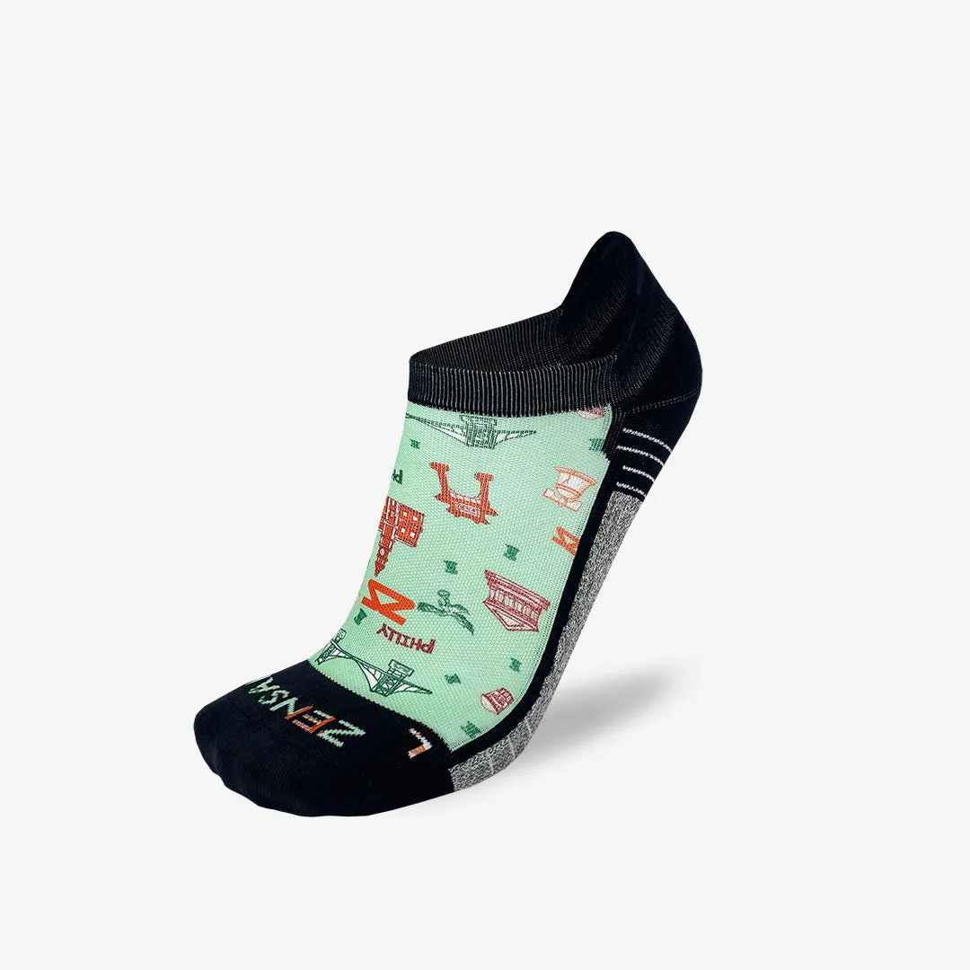 Philly Doodle Running Socks (No Show) sold by Zensah product image thumbnail 3