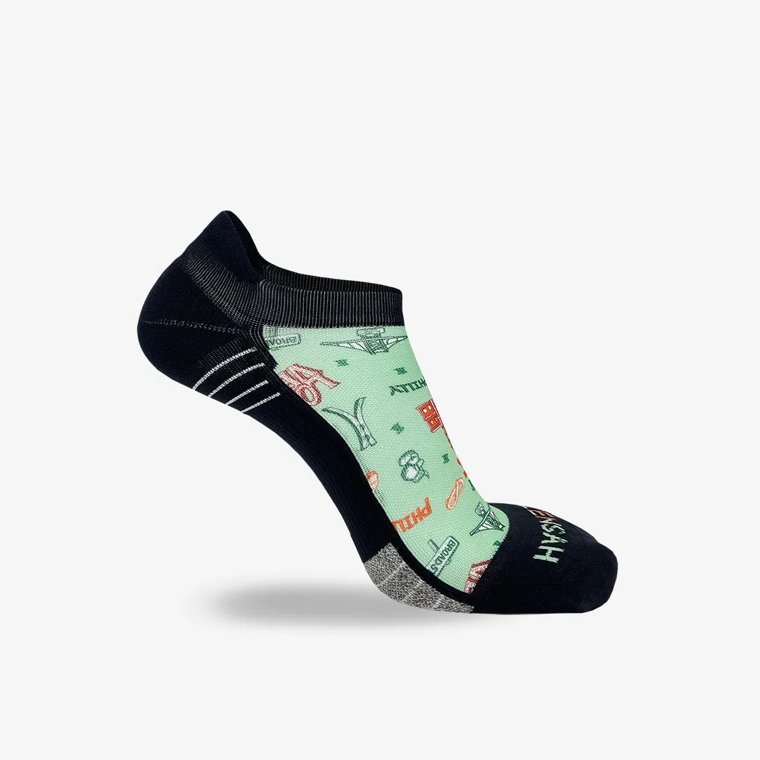 Philly Doodle Running Socks (No Show) sold by Zensah product image thumbnail 5