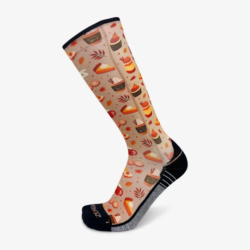 Pumpkin Spice Compression Socks (Knee-High) sold by Zensah