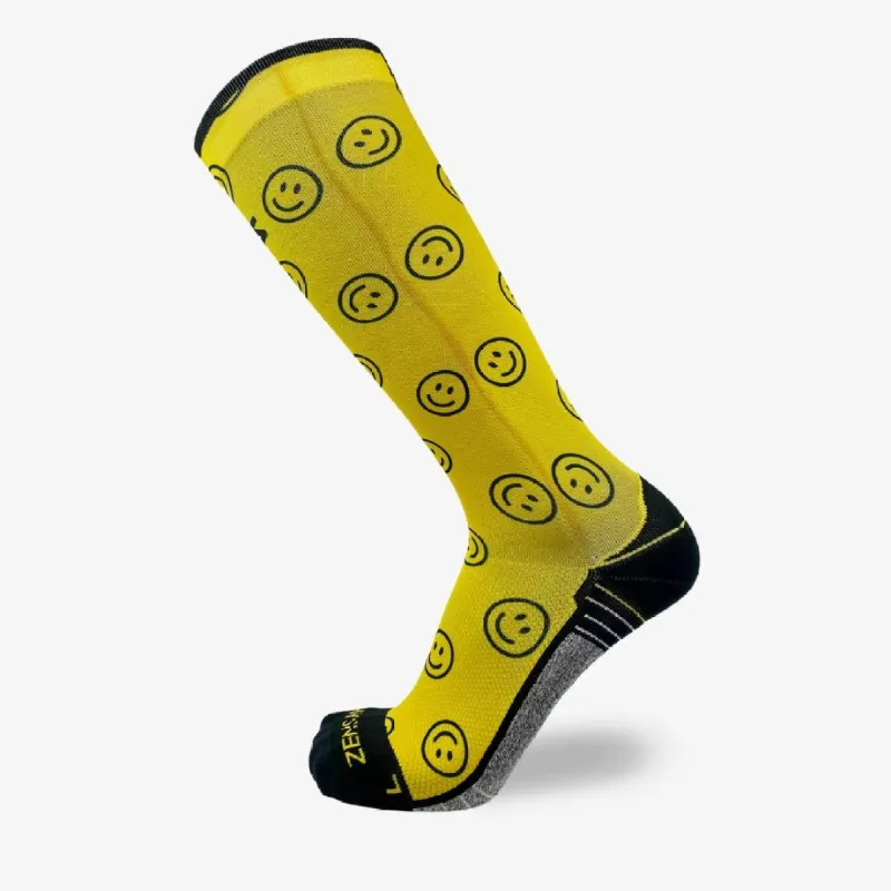 Happy Faces Compression Socks (Knee-High) sold by Zensah