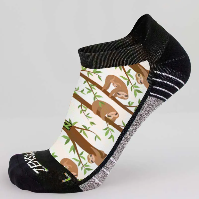 Sloths Running Socks (No Show) sold by Zensah