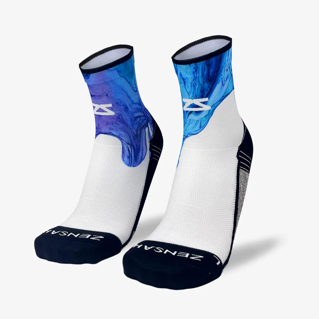 Fluid Drips Socks (Mini-Crew) sold by Zensah