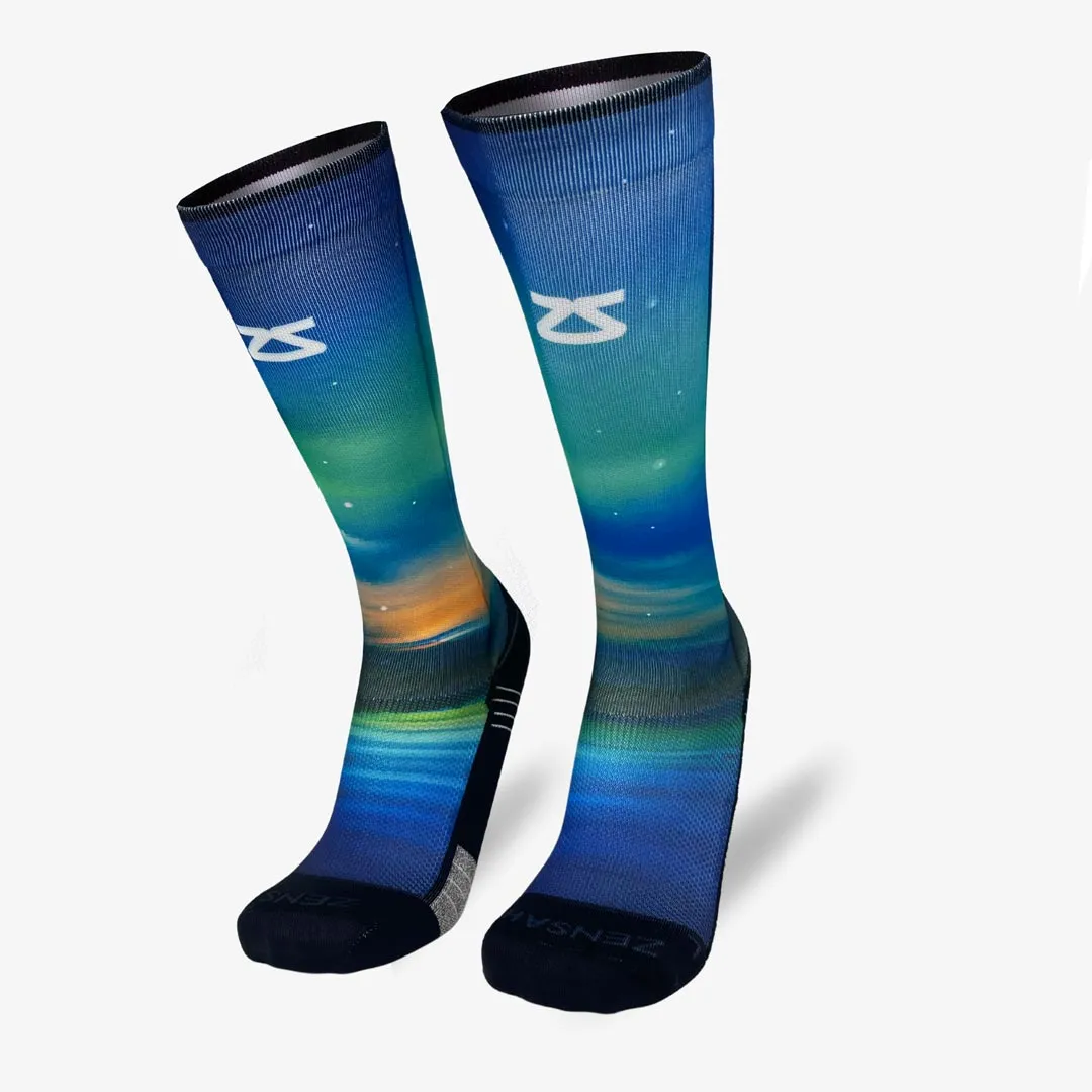 Lake Aurora Compression Socks (Knee-High) sold by Zensah