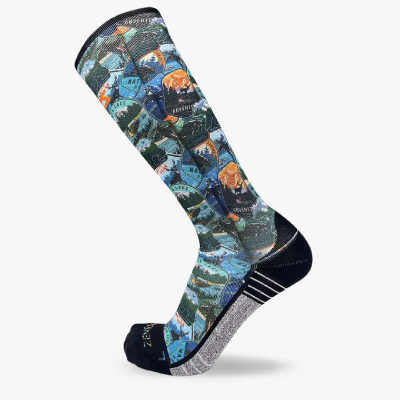 National Parks Compression Socks (Knee-High) sold by Zensah