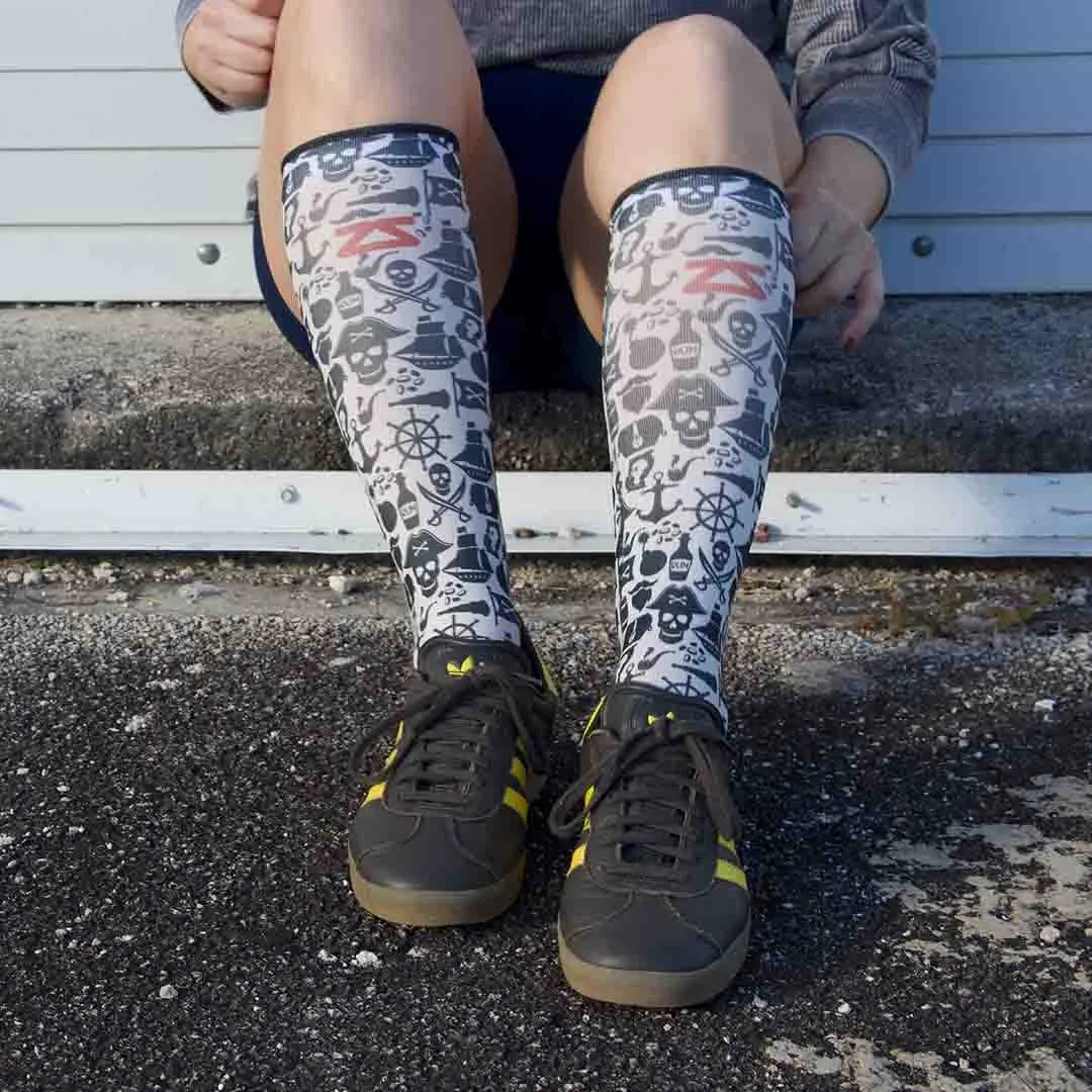Pirate Vibes Compression Socks (Knee-High) sold by Zensah product image thumbnail 4