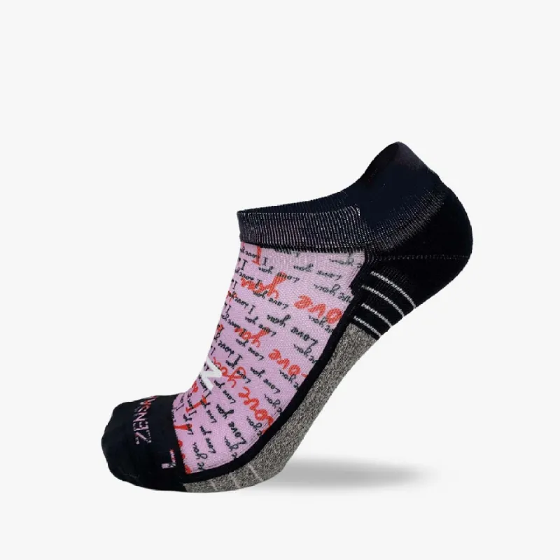 Love You Running Socks (No Show) sold by Zensah