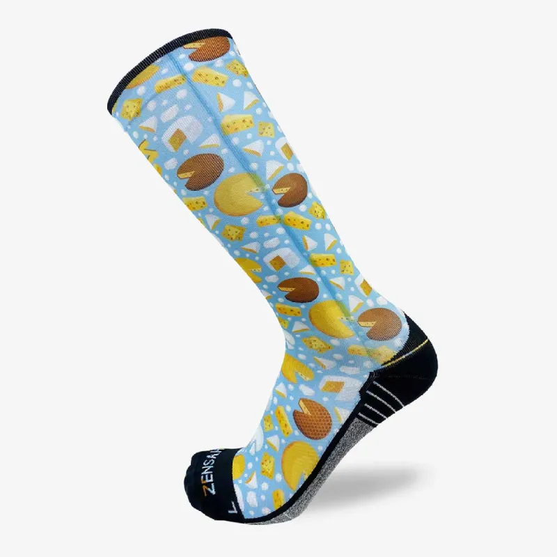 Cheese Compression Socks (Knee-High) sold by Zensah