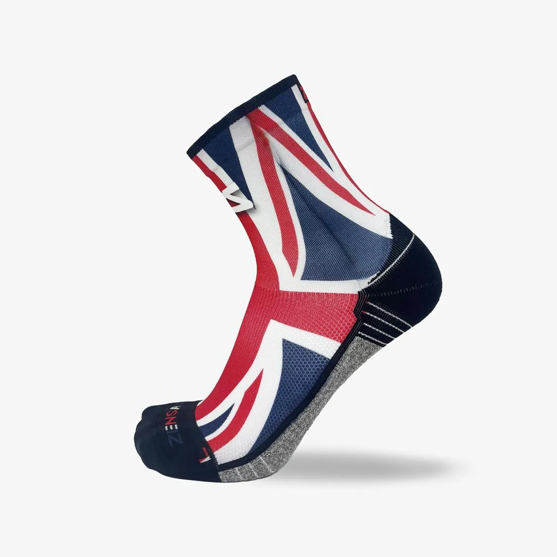 London Union Jack Running Socks (Mini-Crew) sold by Zensah