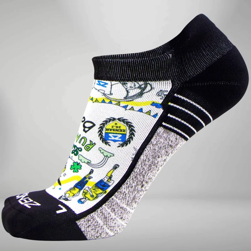 Boston Doodle No-Show Socks sold by Zensah