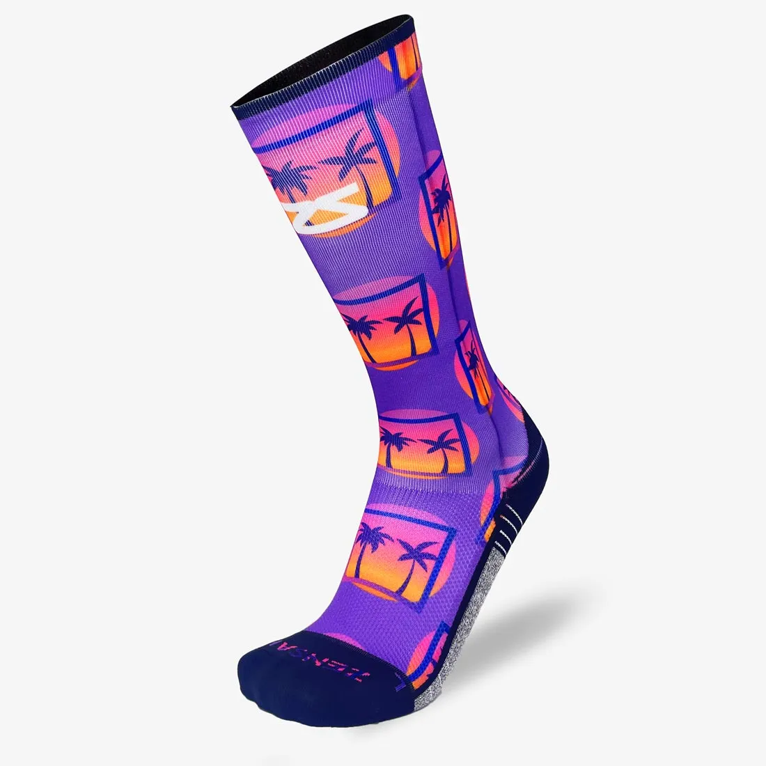 Retro Palms Compression Socks (Knee-High) sold by Zensah product image thumbnail 2