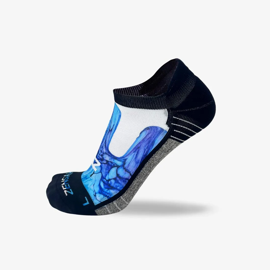 Fluid Drips Running Socks (No Show) sold by Zensah product image thumbnail 2