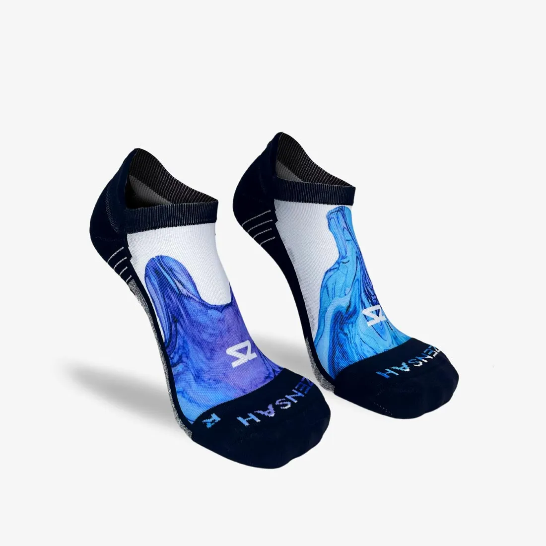 Fluid Drips Running Socks (No Show) sold by Zensah product image thumbnail 3