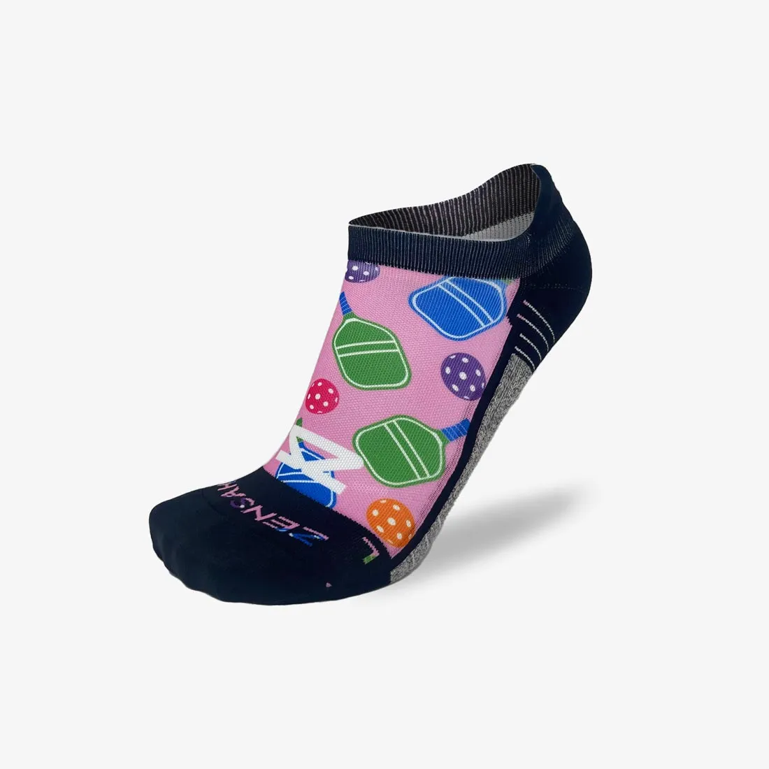 Cutesy Pickleball Running Socks (No Show) sold by Zensah product image thumbnail 2