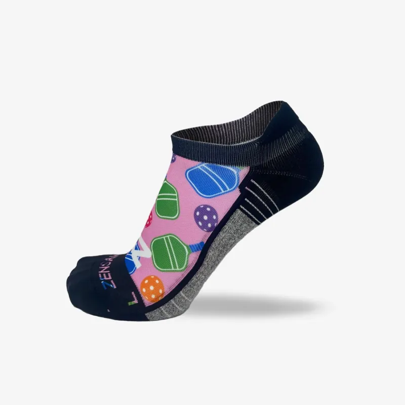 Cutesy Pickleball Running Socks (No Show) sold by Zensah