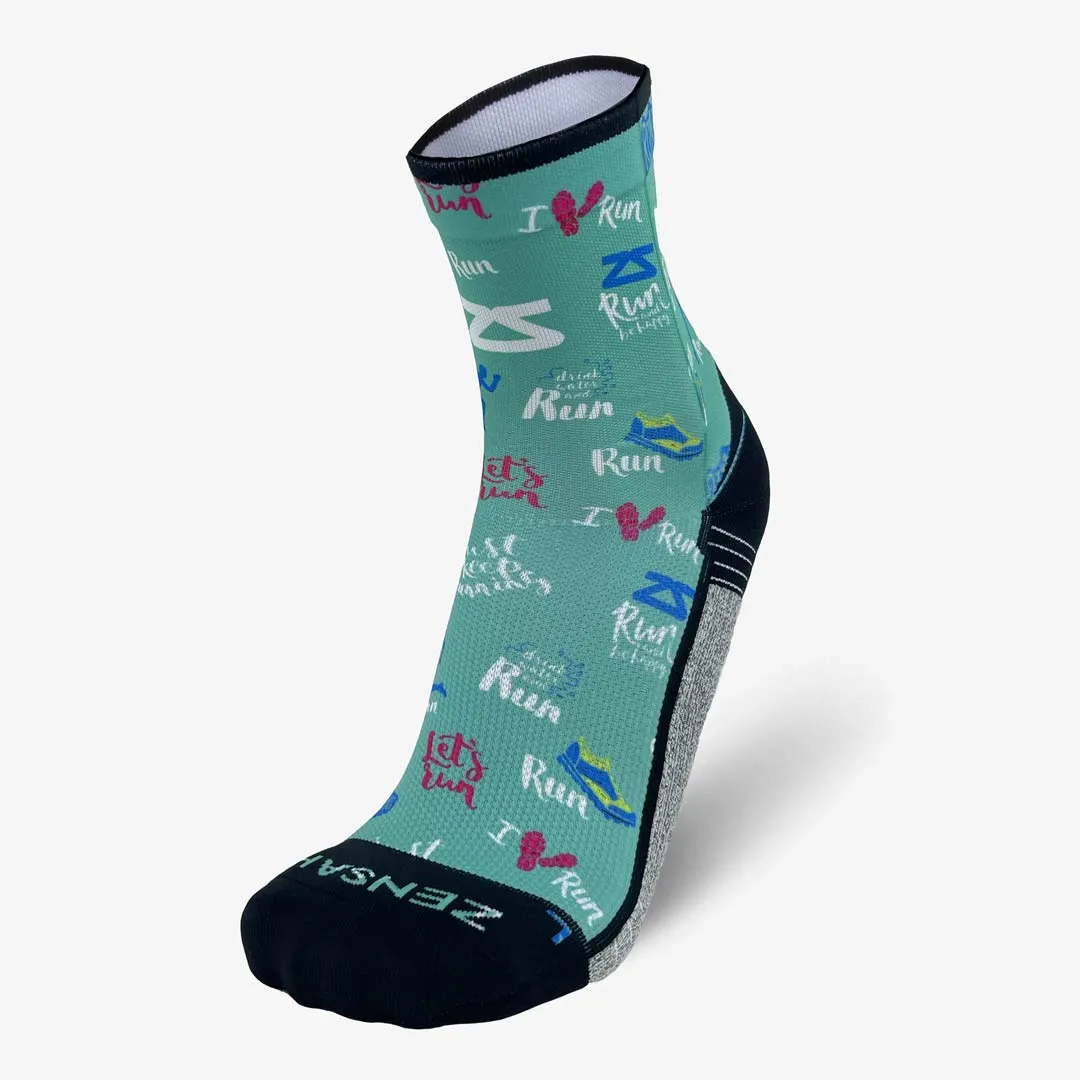 Running Motivation Socks (Mini-Crew) sold by Zensah product image thumbnail 2