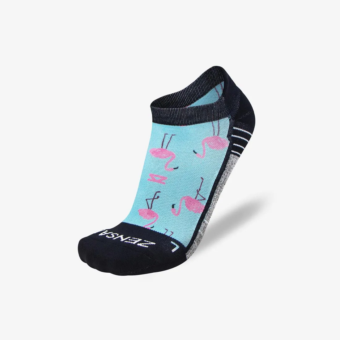 Pink Flamingos Socks (No Show) sold by Zensah product image thumbnail 2