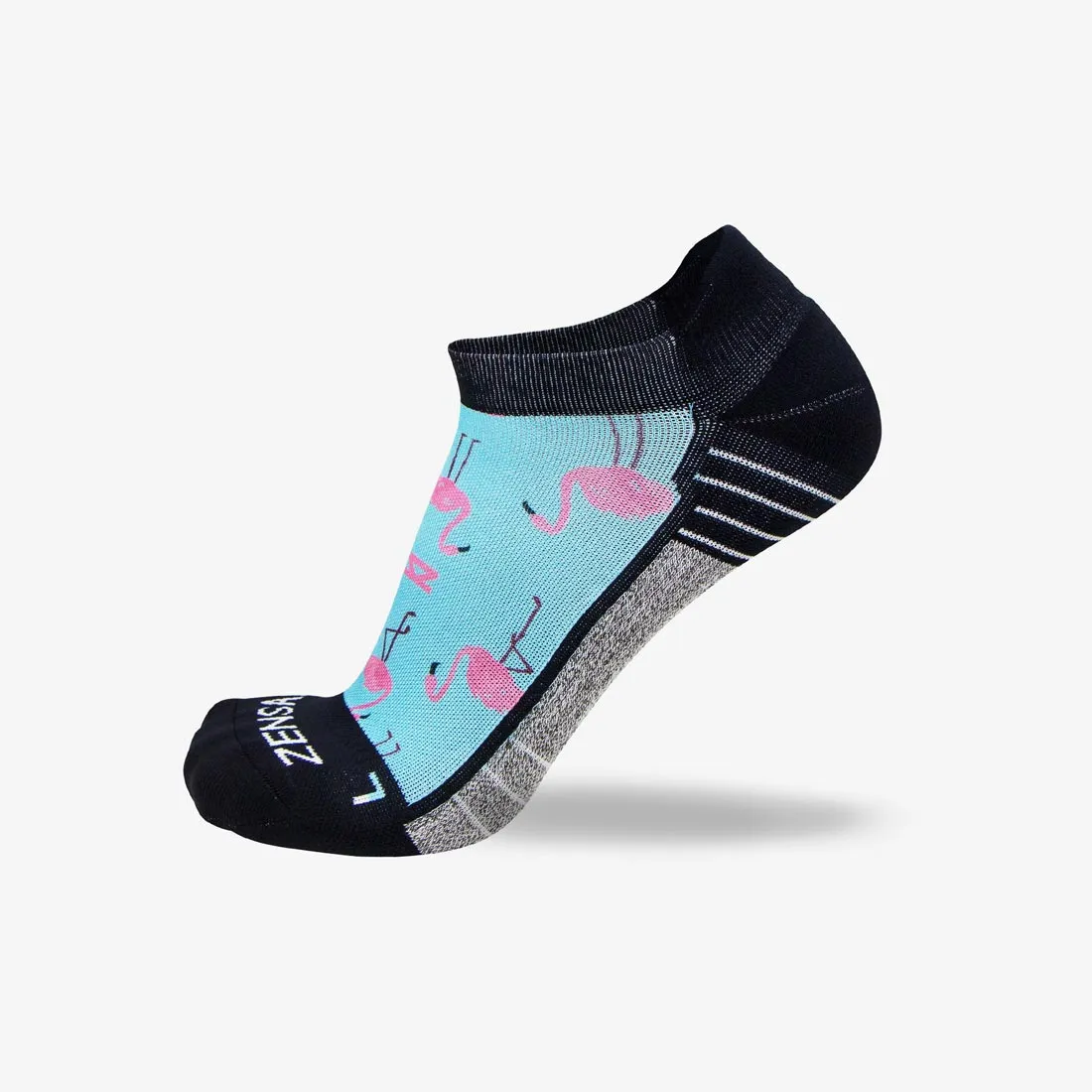 Pink Flamingos Socks (No Show) sold by Zensah