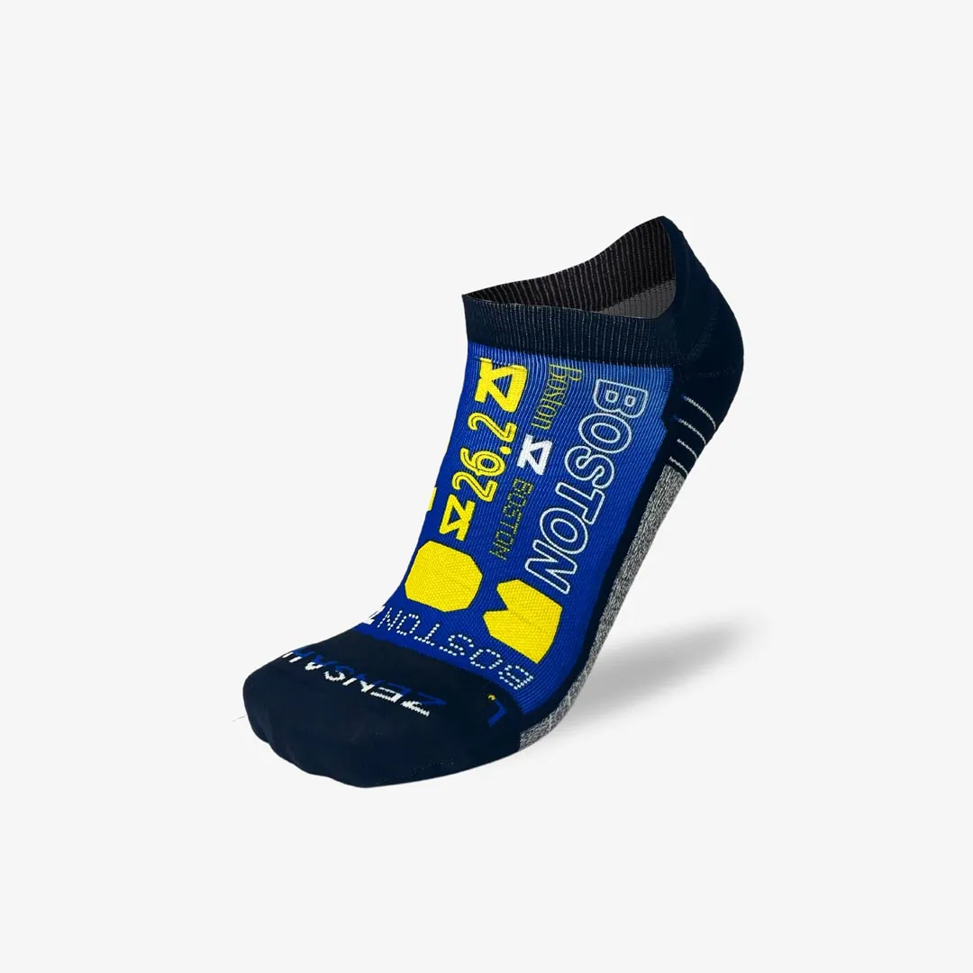 Boston Blue and Yellow Running Socks (No Show) sold by Zensah product image thumbnail 2
