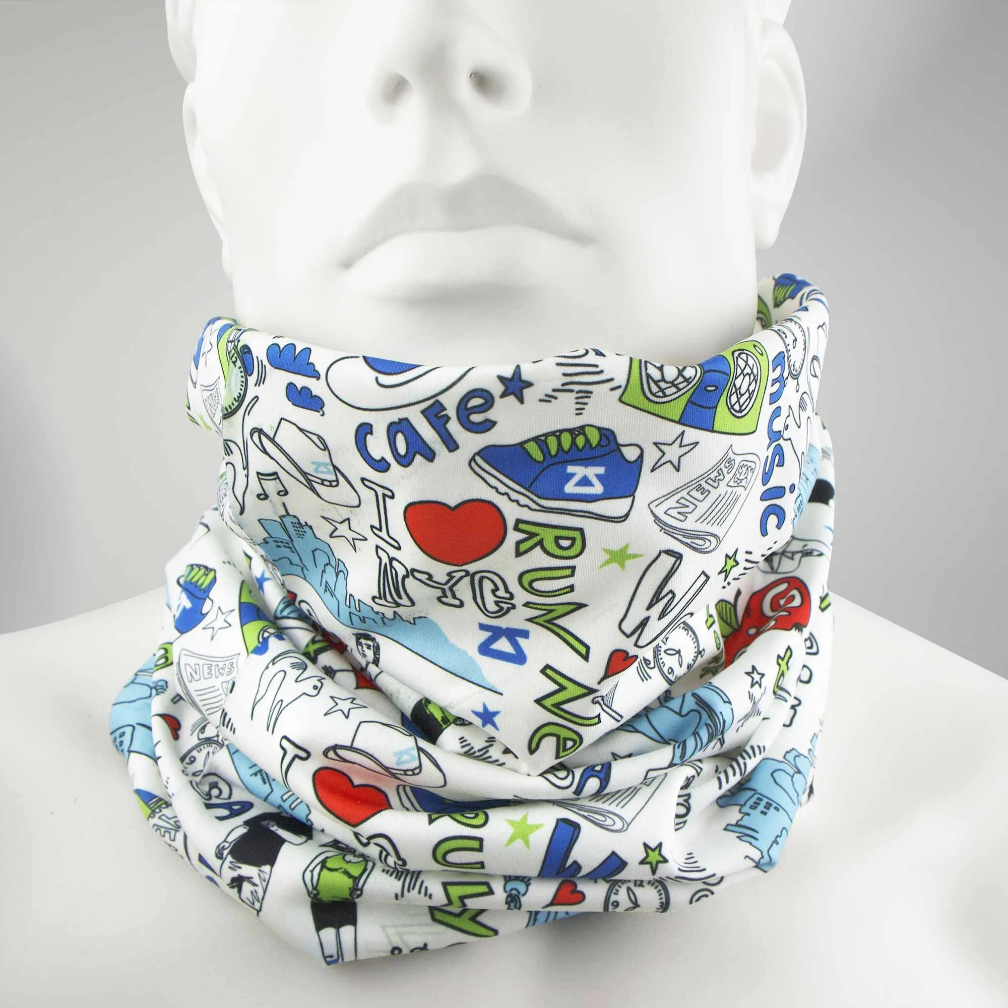 New York Doodle Multi-Use Neck Gaiter & Headwear sold by Zensah product image thumbnail 2