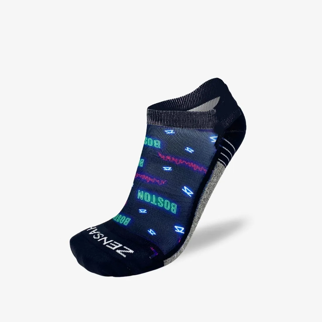 Neon Boston Running Socks (No Show) sold by Zensah product image thumbnail 2