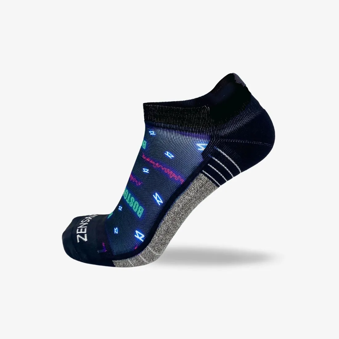 Neon Boston Running Socks (No Show) sold by Zensah
