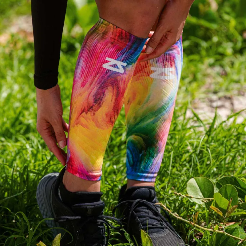 Color Explosion Compression Leg Sleeves sold by Zensah