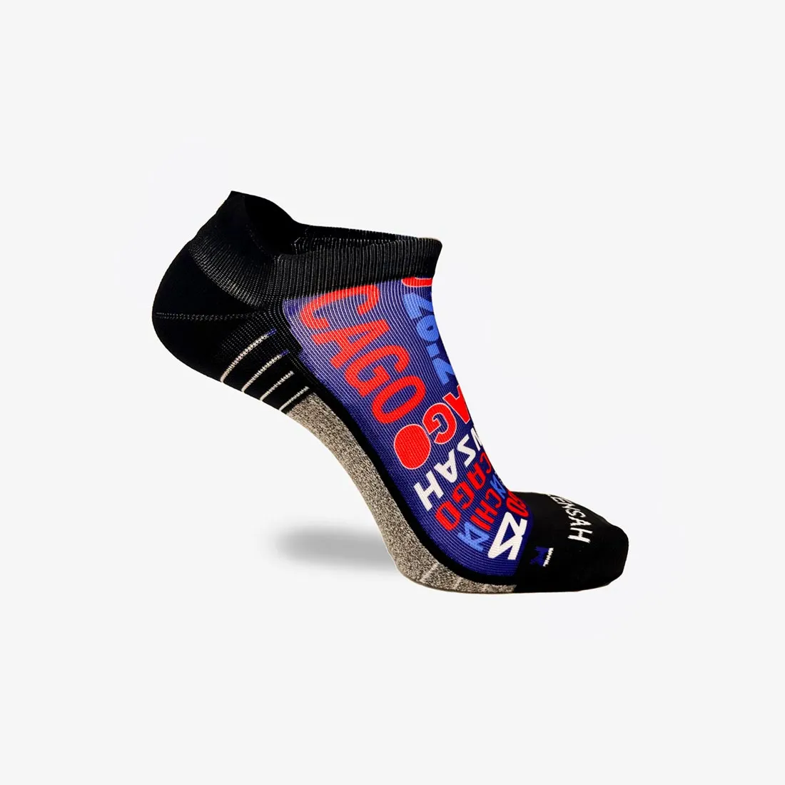 Busy Chicago Running Socks (No Show) sold by Zensah product image thumbnail 3