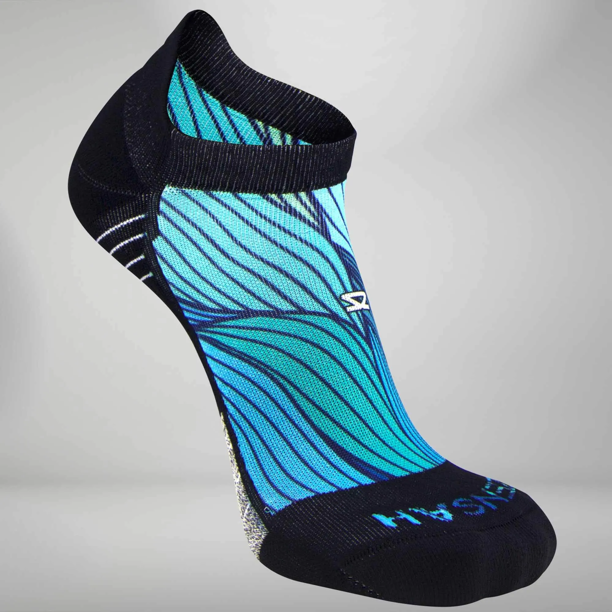 Abstract Waves Socks (No Show) sold by Zensah product image thumbnail 3