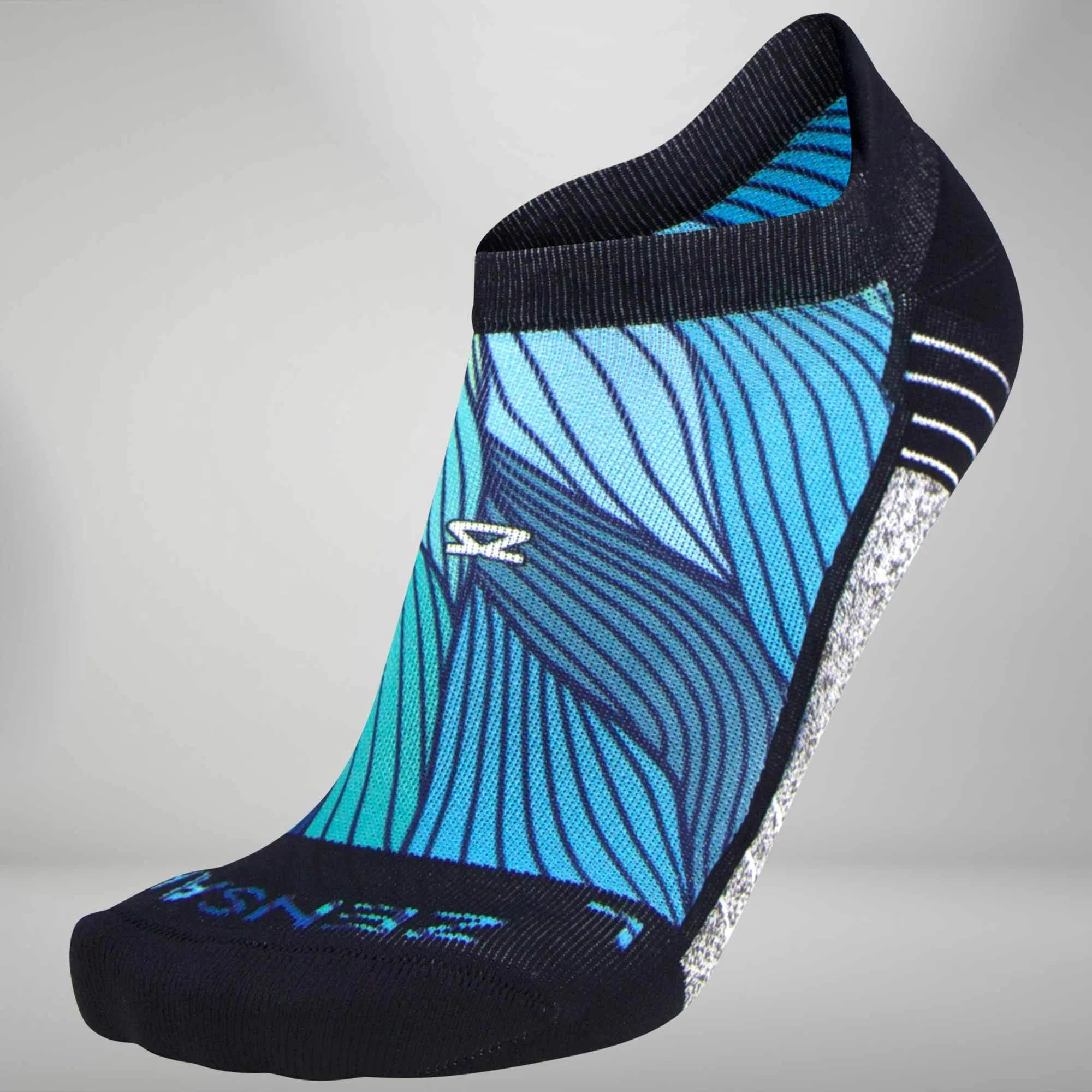 Abstract Waves Socks (No Show) sold by Zensah product image thumbnail 2