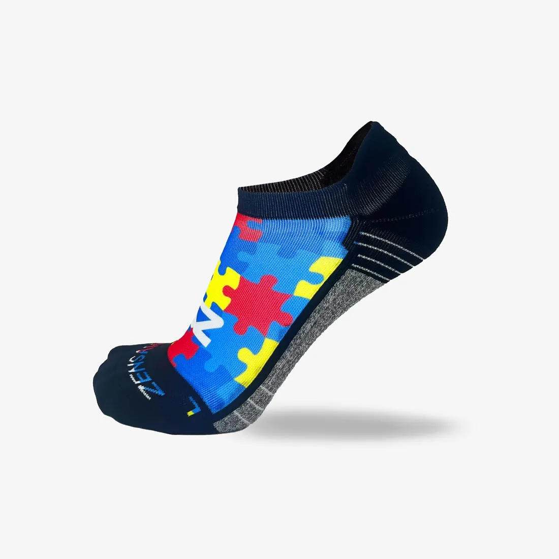Zensah x Autism Awareness Running Socks (No Show) sold by Zensah
