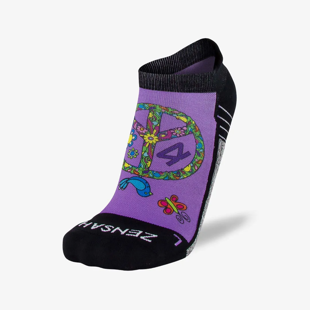 Peace Signs Running Socks (No Show) sold by Zensah product image thumbnail 3