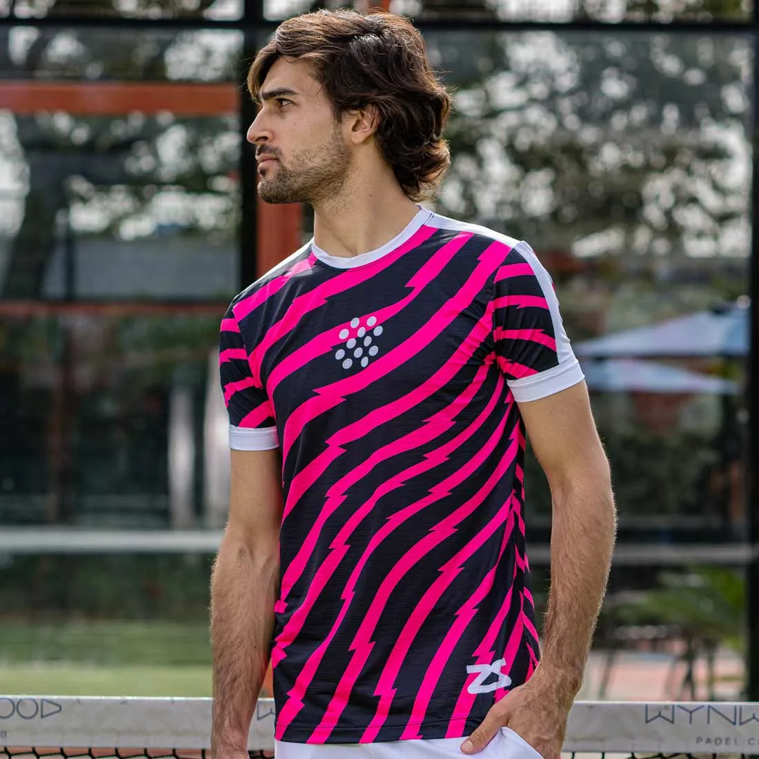 Men's Padel Lightning Performance Tee sold by Zensah product image thumbnail 3