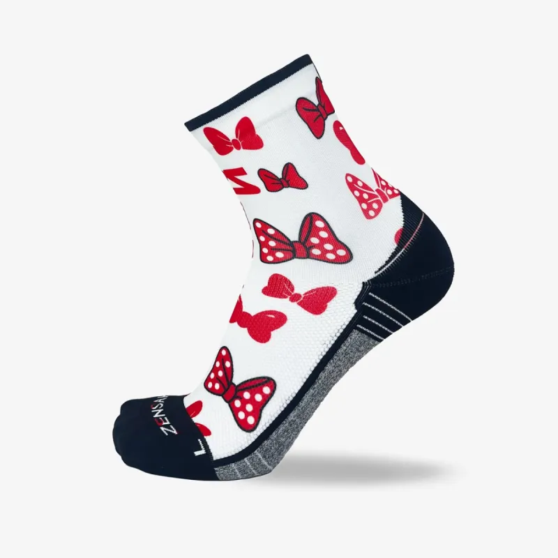 Magical Bows Running Socks (Mini-Crew) sold by Zensah