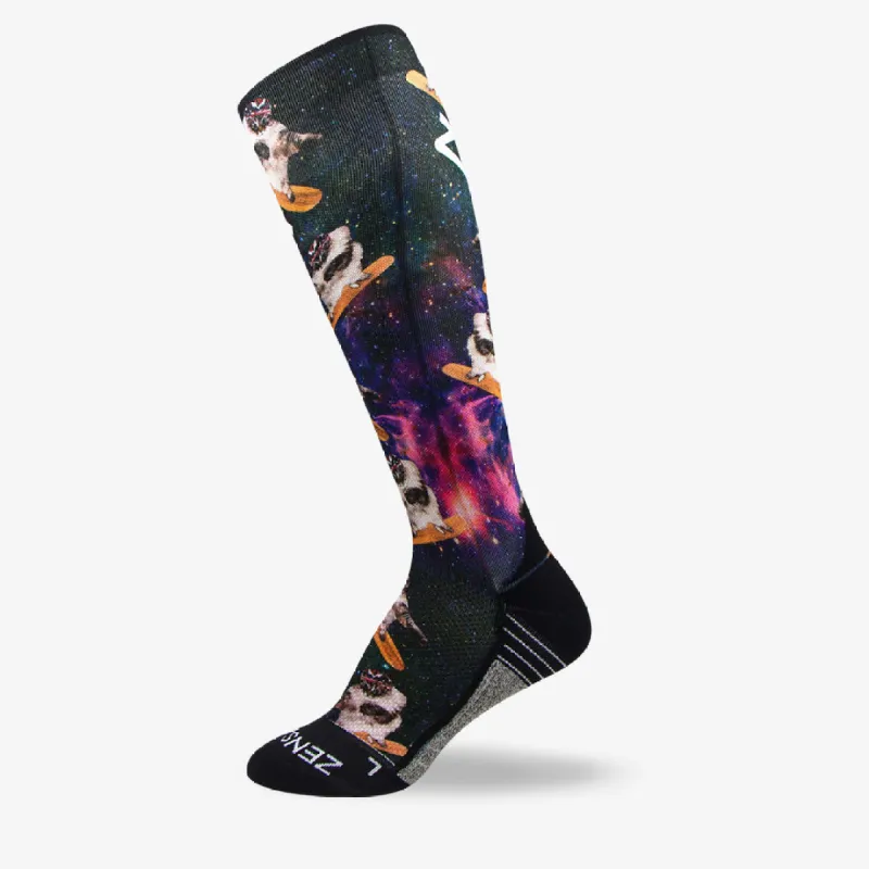 Space Cats Compression Socks (Knee-High) sold by Zensah
