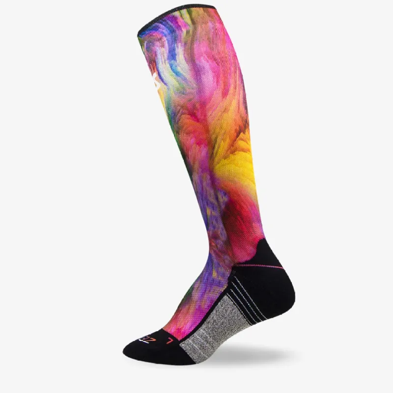 Color Explosion Compression Socks (Knee-High) sold by Zensah