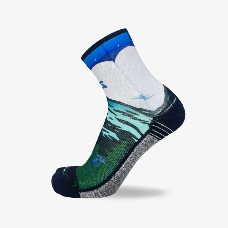 Mountain Panorama Socks (Mini-Crew) sold by Zensah